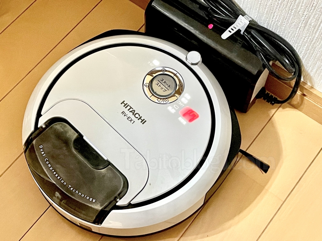 Dễ dàng dọn sạch】Review máy robot hút bụi RV-EX1 tabitoblog